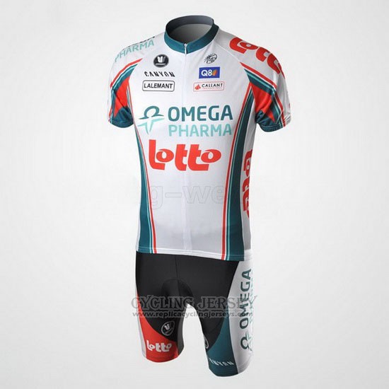 2010 Cycling Jersey Omega Pharma Lotto Champion Italy Short Sleeve and Bib Short